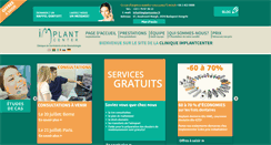 Desktop Screenshot of implantcenter.fr